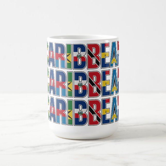 Caribbean Flags Kaffemugg (Center)