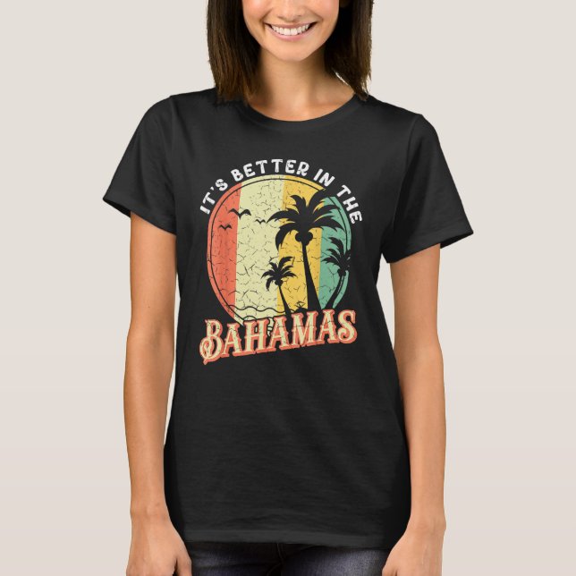 Caribbean Island Summer Vacation It s Better In Th T Shirt (Framsida)