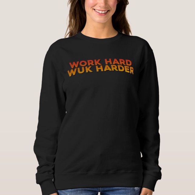 Caribbean Soca Work Hard Wuk Harder 2020 Soca T Shirt (Framsida)
