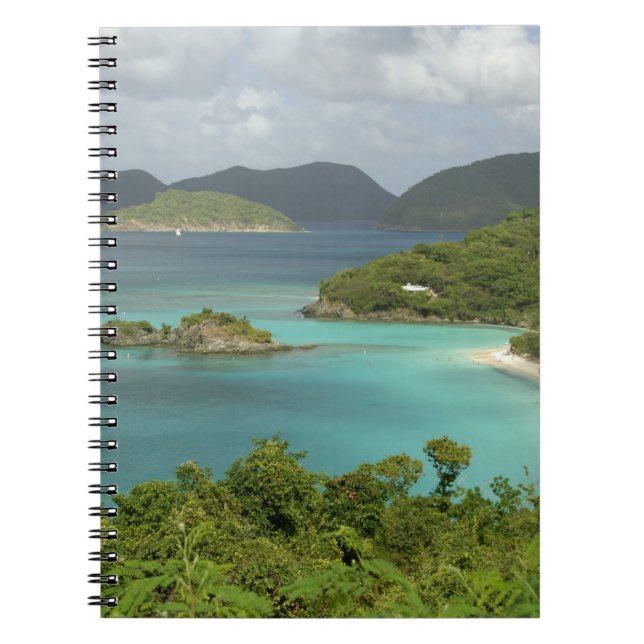 Caribbean, U.S. Virgin Islands, St. John, Trunk Anteckningsbok (Framsidan)
