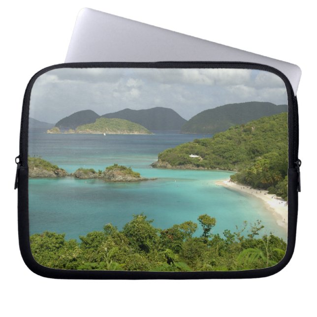 Caribbean, U.S. Virgin Islands, St. John, Trunk Laptop Sleeve (Framsidan)
