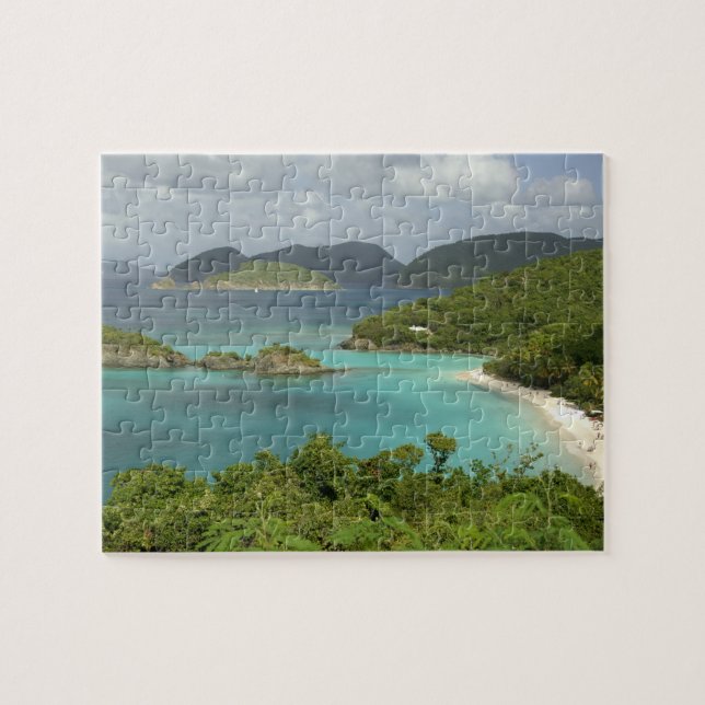 Caribbean, U.S. Virgin Islands, St. John, Trunk Pussel (Horisontell)