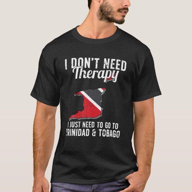 Caribe I Trinidad och Tobago Flagga I Trinidad och T Shirt (Framsida)