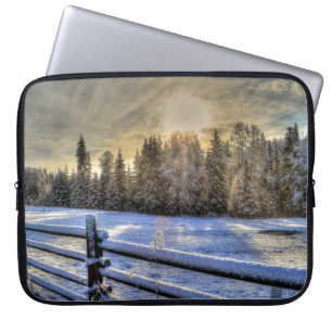 Cariboo Natature Ligcape Winter Sunrise Laptop Fodral