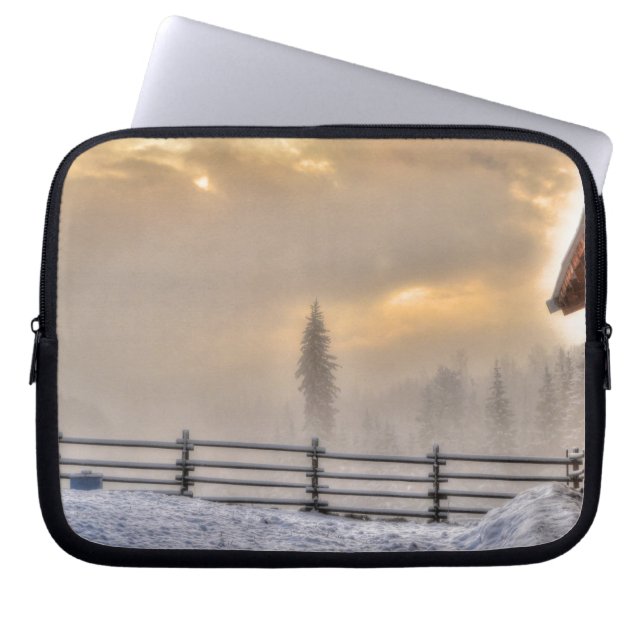 Cariboo Nature liggande Mousemat Design Laptop Fodral (Framsidan)