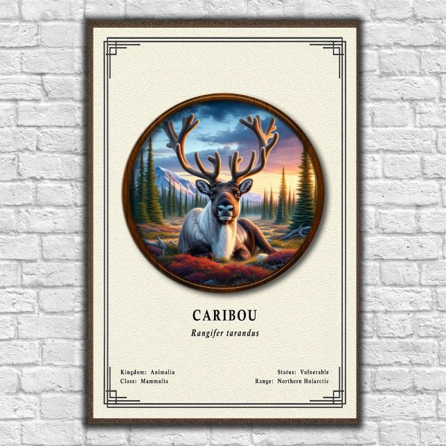 Caribou Zoology Series Poster (Skapare uppladdad)