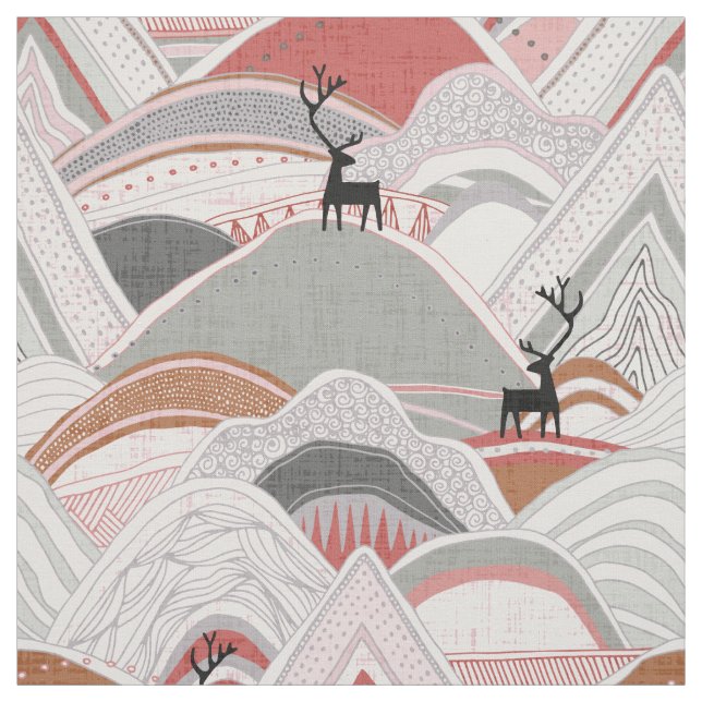 cariboubergsienna tyg (Provkarta)