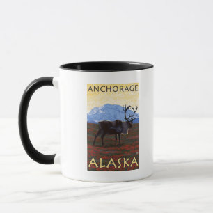 Caribouplats - ankring, Alaska Mugg
