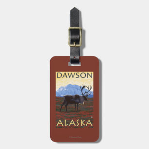 Caribouplats - Dawson, Alaska Bagagebricka