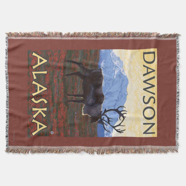 Caribouplats - Dawson, Alaska Filt (Framsidan)