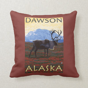 Caribouplats - Dawson, Alaska Kudde