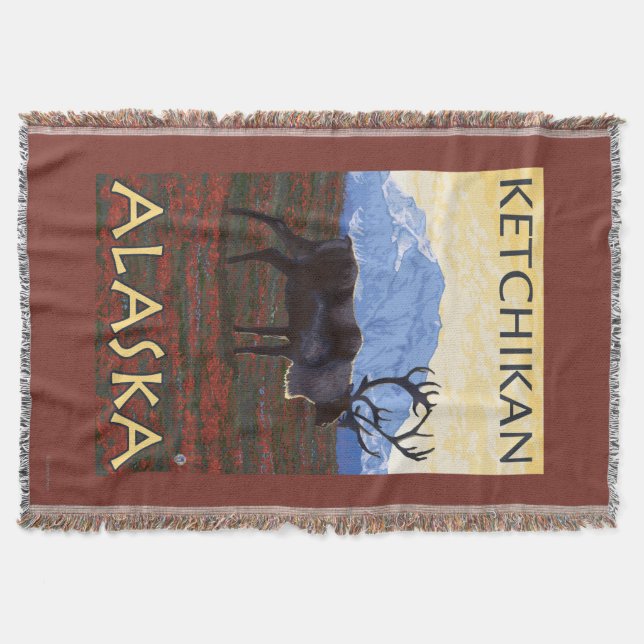 Caribouplats - Ketchikan, Alaska Mysfilt (Framsidan)