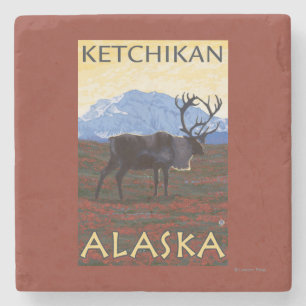 Caribouplats - Ketchikan, Alaska Stenunderlägg