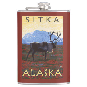 Caribouplats - Sitka, Alaska Fickplunta