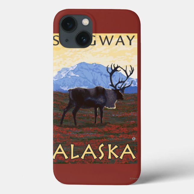 Caribouplats - Skagway, Alaska (Baksida)