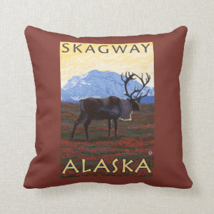 Caribouplats - Skagway, Alaska Kudde