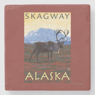 Caribouplats - Skagway, Alaska Underlägg Sten