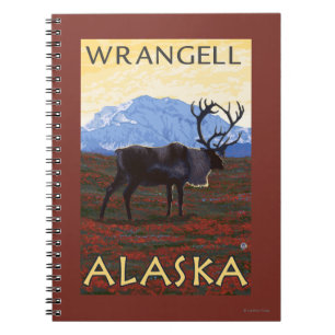Caribouplats - Wrangell, Alaska Anteckningsbok