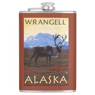 Caribouplats - Wrangell, Alaska Fickplunta
