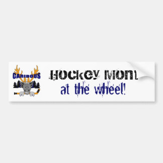 Caribous Hockey Mom dekal
