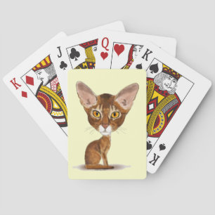 Caricature Abyssinian Spel Kort