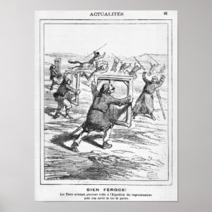 Caricature från Le Charivari Poster