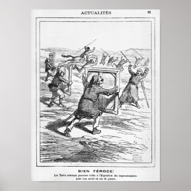 Caricature från Le Charivari Poster (Framsidan)