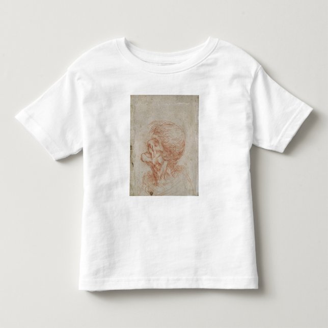 Caricature Head Study of an Old Man, 1500-05 T Shirt (Framsida)