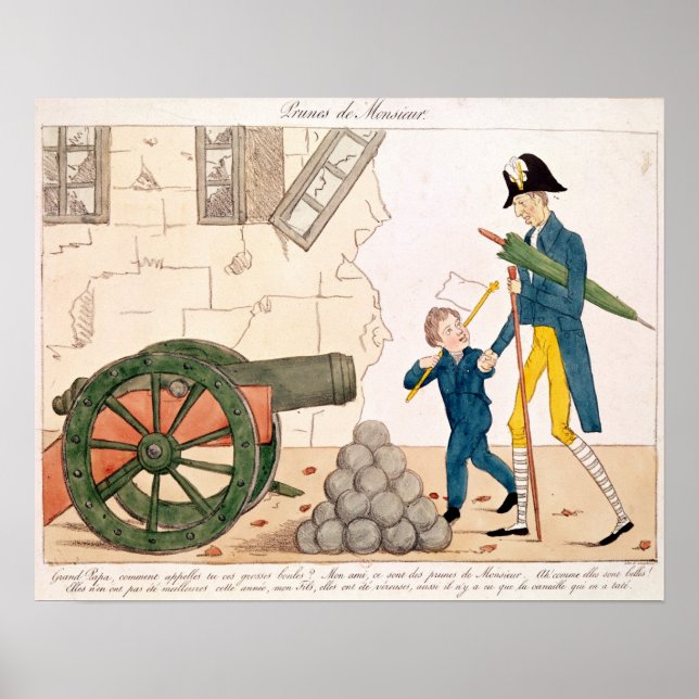 Caricature of Charles X and Henri Duc de Poster (Framsidan)