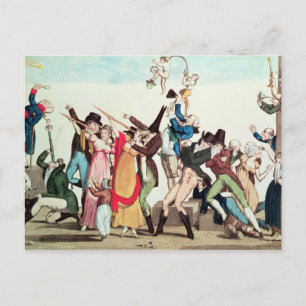 Caricature on the 1811 Comet, 1811 Vykort
