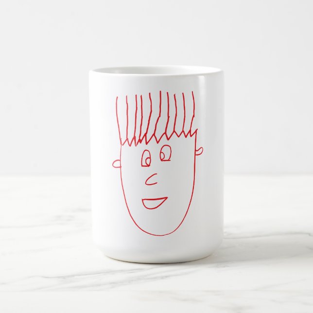 Caricature Young Man Mugg (Center)