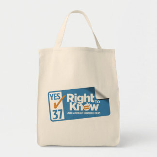 CARightToKnow shopping bag Tygkasse