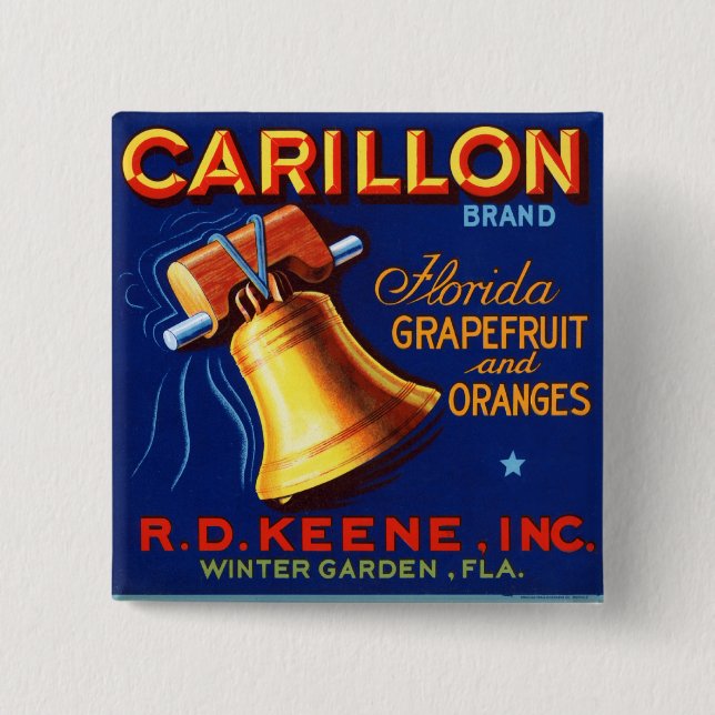 Carillon Brand Florida Grapefruit Knapp (Framsida)