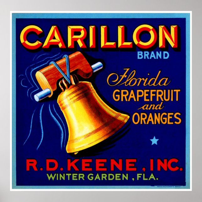 Carillon Florida Grapefruits Poster (Framsidan)