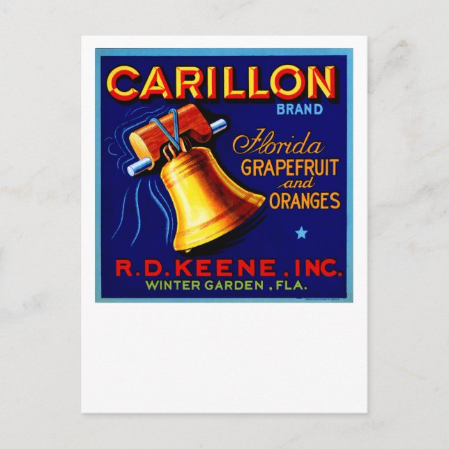 Carillon Florida Grapefruits Vykort (Framsida)