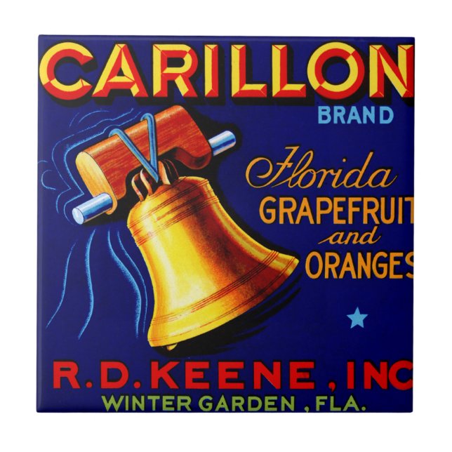 CarillonFlorida grapefrukter Kakelplatta (Framsidan)