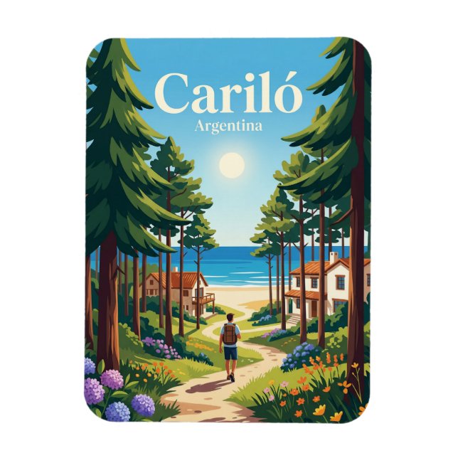 Cariló Argentina Magnet (Vertikal)