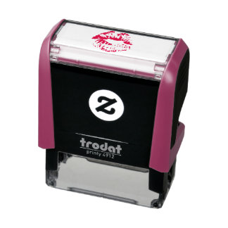 Carimbo de beijo självfärgande stämpel