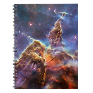 Carina Nebula Anteckningsbok Med Spiral