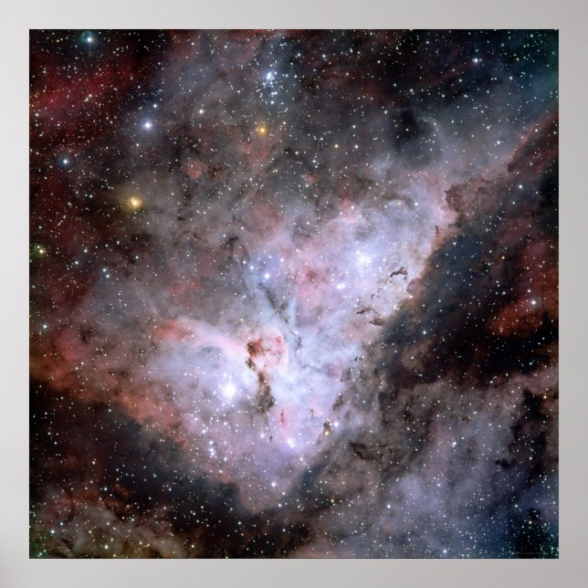 Carina Nebula Composite 40 x 40 (28 x 28) Poster (Framsidan)