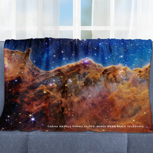 Carina Nebula Cosmic Cliffs James Webb Hi-Res Fleecefilt