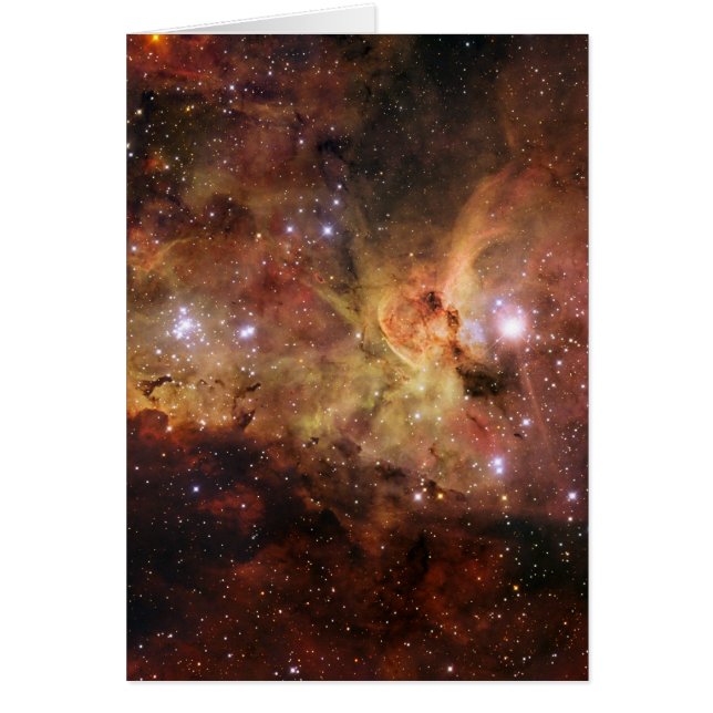 Carina Nebula Eta Carinae Hälsningskort (Framsidan)