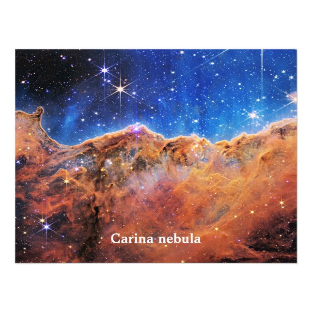 Carina nebula fototryck (Framsidan)