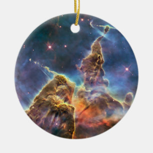 Carina Nebula från Hubble Space Telescope Julgransprydnad Keramik