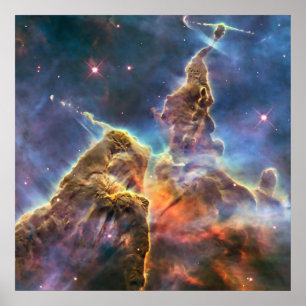 Carina Nebula från Hubble Space Telescope Poster