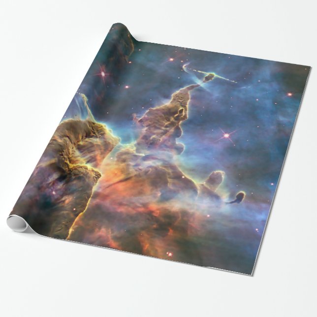 Carina Nebula från Hubble Space Telescope Presentpapper (Utrullad)