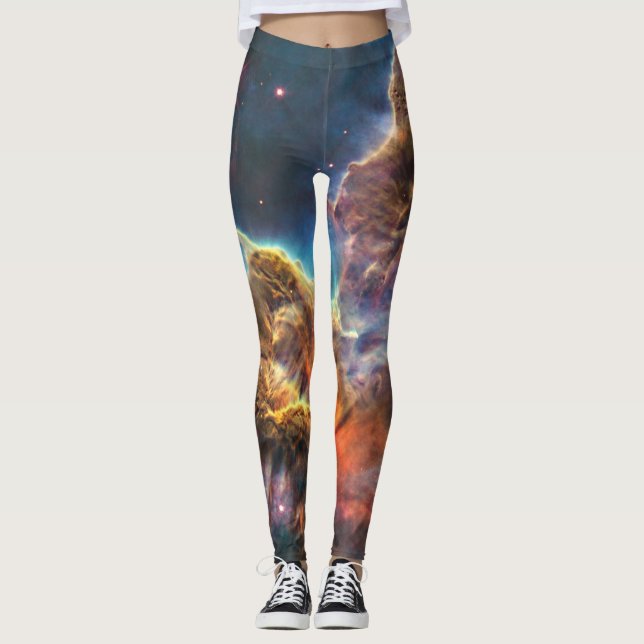 Carina Nebula från tuskop i tuber Leggings (Framsida)