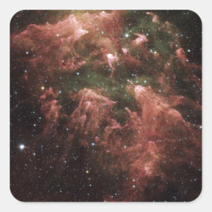 Carina Nebula Fyrkantigt Klistermärke