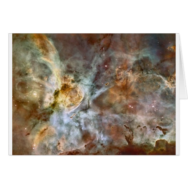 Carina Nebula Hälsningskort (Framsidan Horizontal)