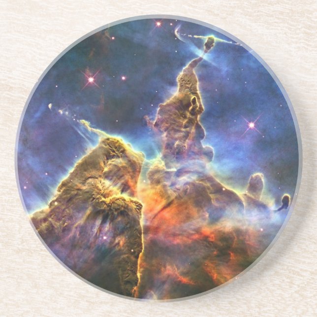 Carina Nebula (Hubble Telescope) Underlägg (Framsidan)